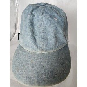 Vintage Joe Boxer Denim Jean ‎ Chambray Adult Blue  Snapback Heart Cap Hat